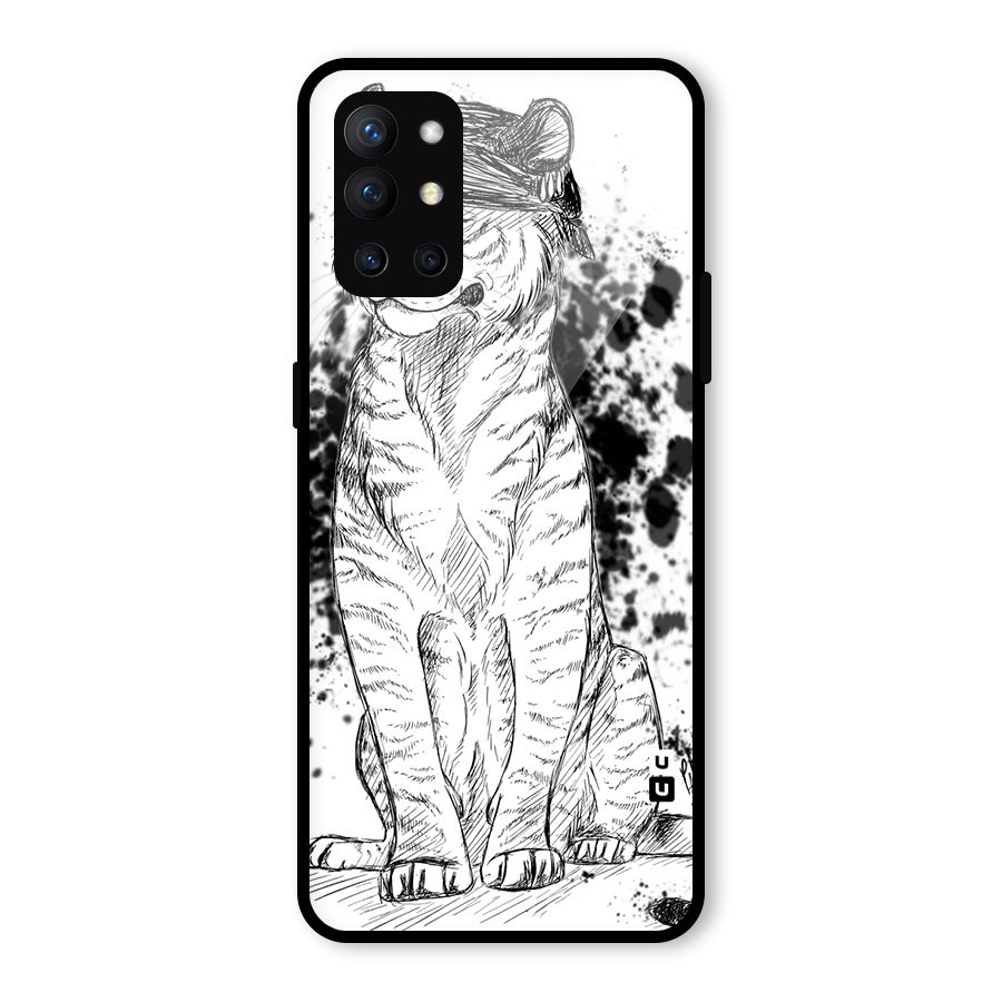 Tiger Wink Glass Back Case for OnePlus 9R