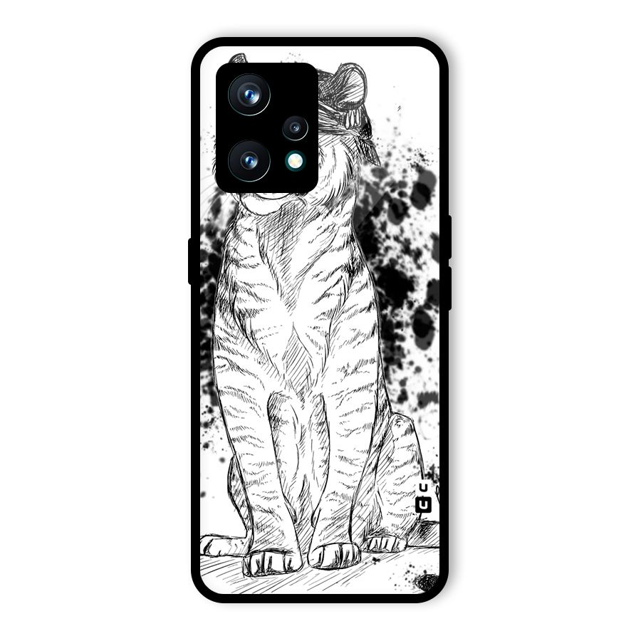 Tiger Wink Glass Back Case for Realme 9 Pro Plus 5G