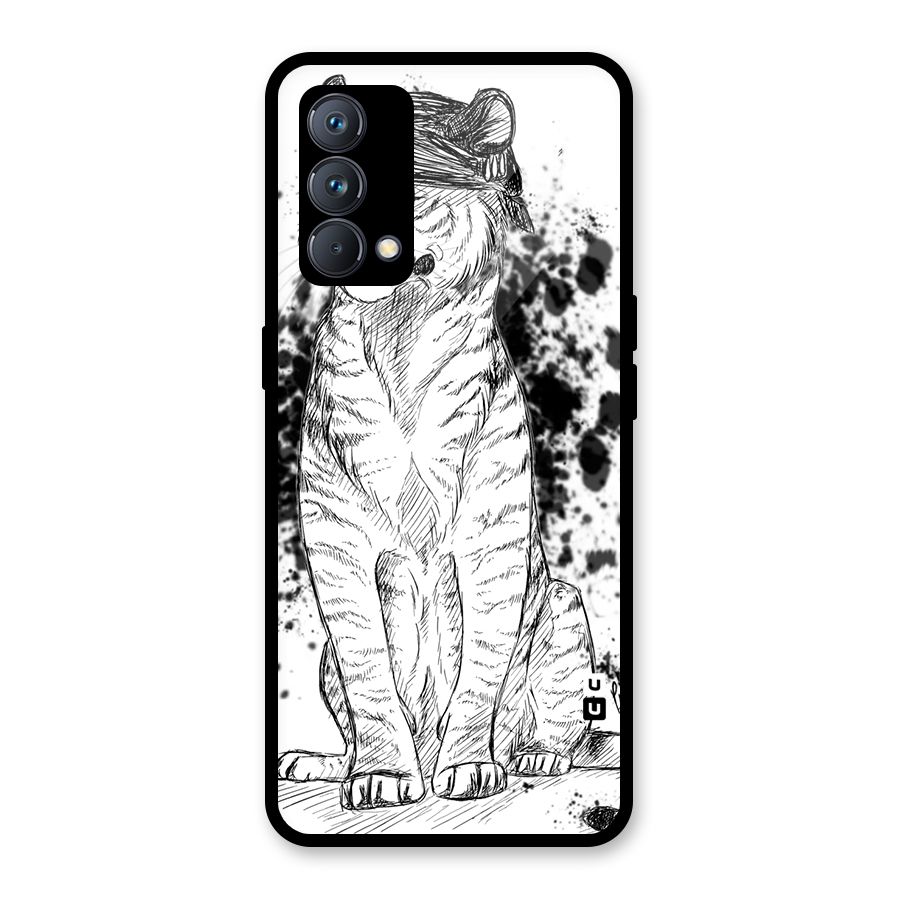 Tiger Wink Glass Back Case for Realme GT Master Edition