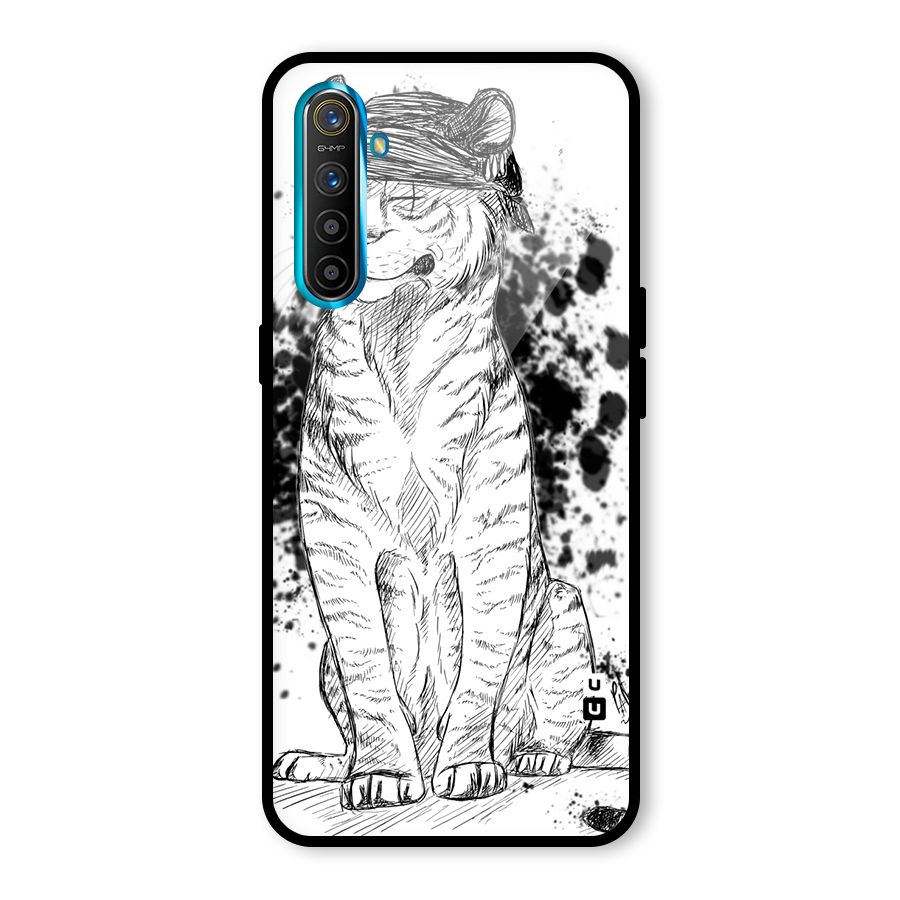 Tiger Wink Glass Back Case for Realme X2