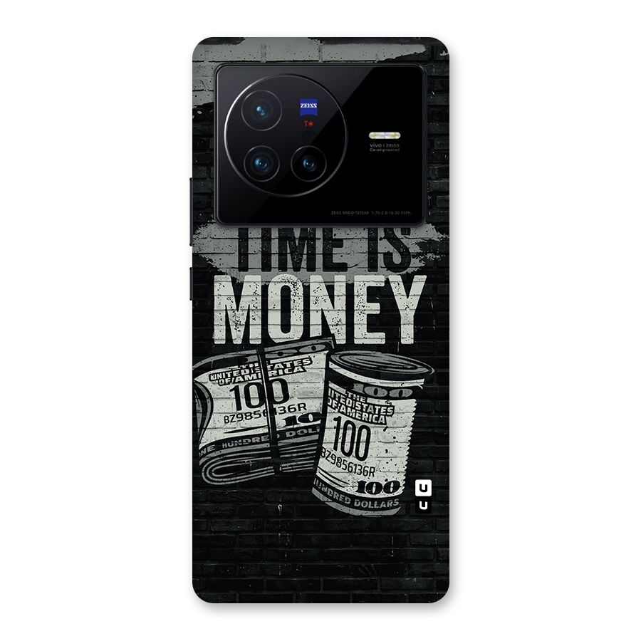 Time Is Money Back Case for Vivo X80