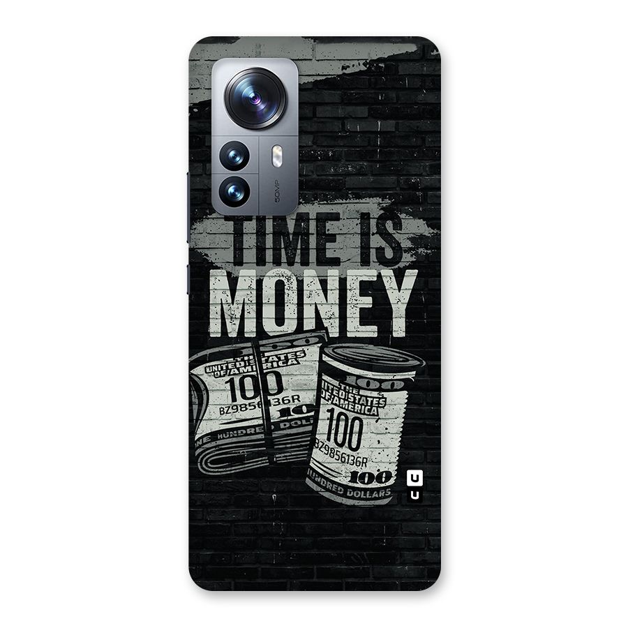 Time Is Money Back Case for Xiaomi 12 Pro