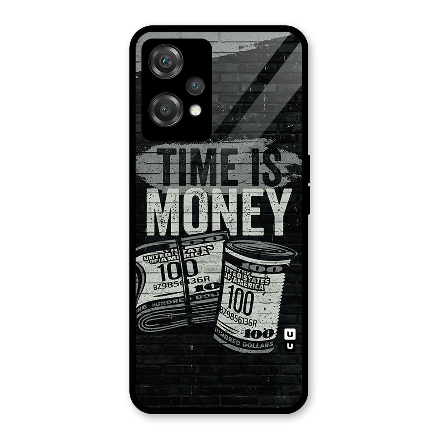 Time Is Money Glass Back Case for OnePlus Nord CE 2 Lite 5G