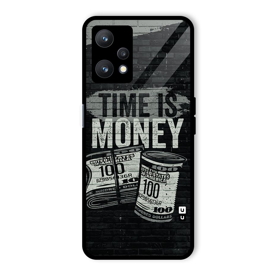 Time Is Money Glass Back Case for Realme 9 Pro 5G