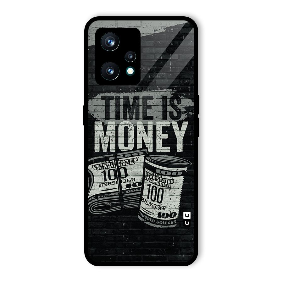 Time Is Money Glass Back Case for Realme 9 Pro Plus 5G