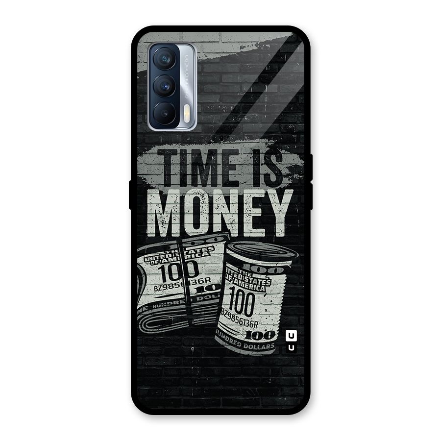 Time Is Money Glass Back Case for Realme X7