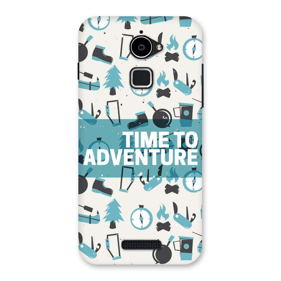 Time To Adventure Blazing Blue Back Case for Coolpad Note 3 Lite
