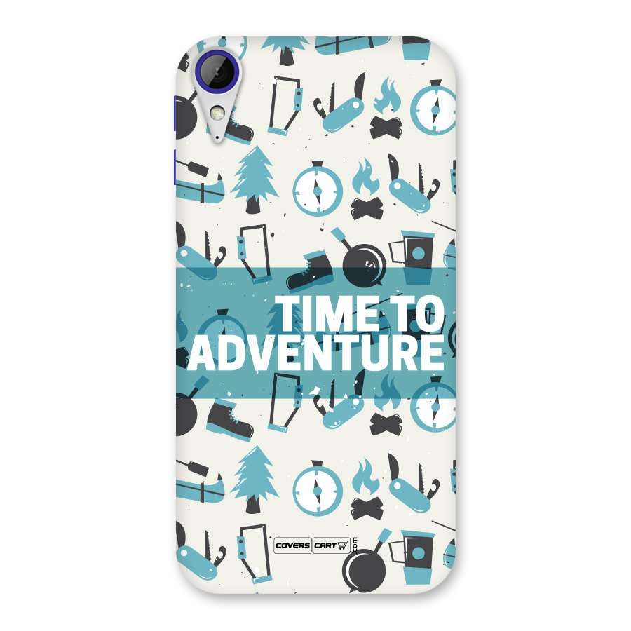 Time To Adventure Blazing Blue Back Case for Desire 830