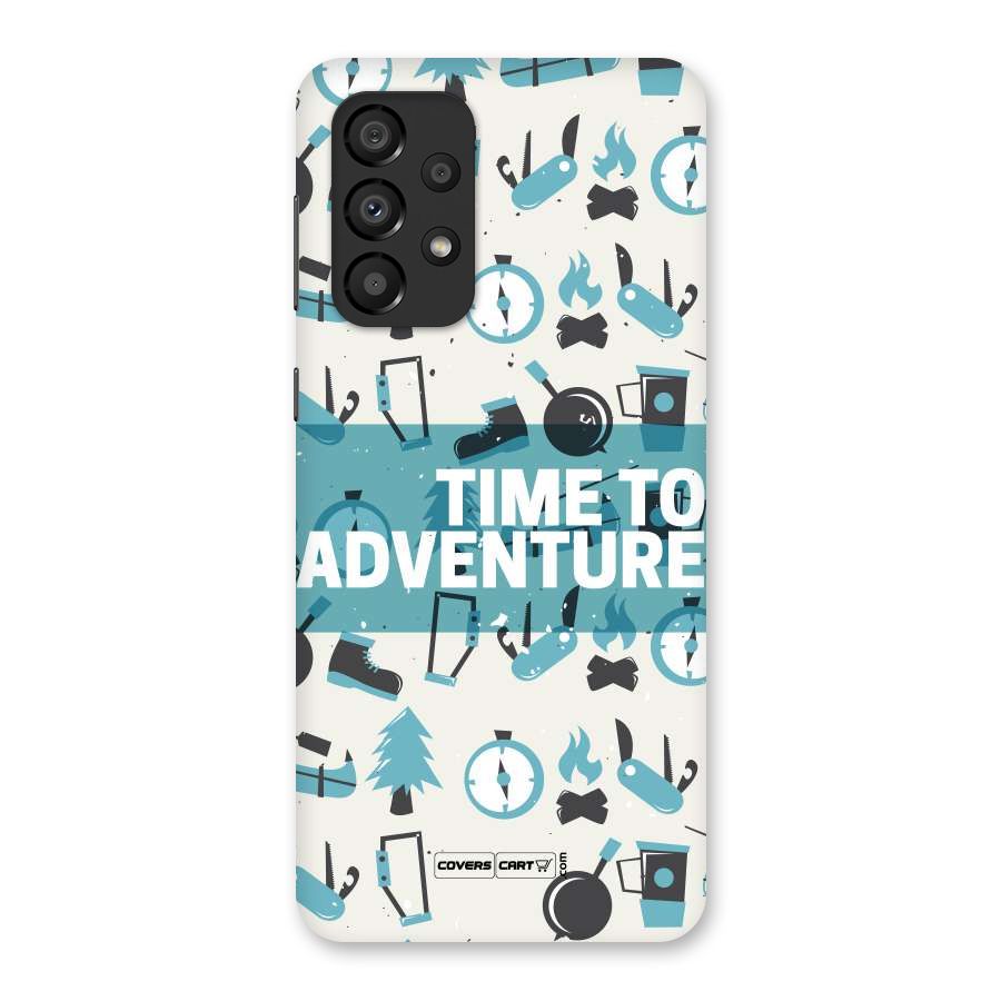 Time To Adventure Blazing Blue Back Case for Galaxy A33 5G