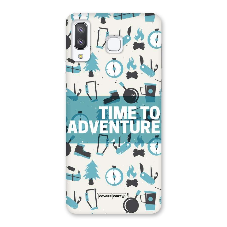 Time To Adventure Blazing Blue Back Case for Galaxy A8 Star