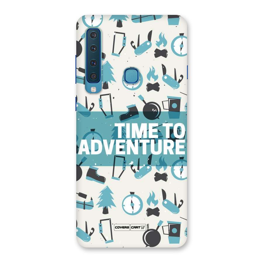 Time To Adventure Blazing Blue Back Case for Galaxy A9 (2018)