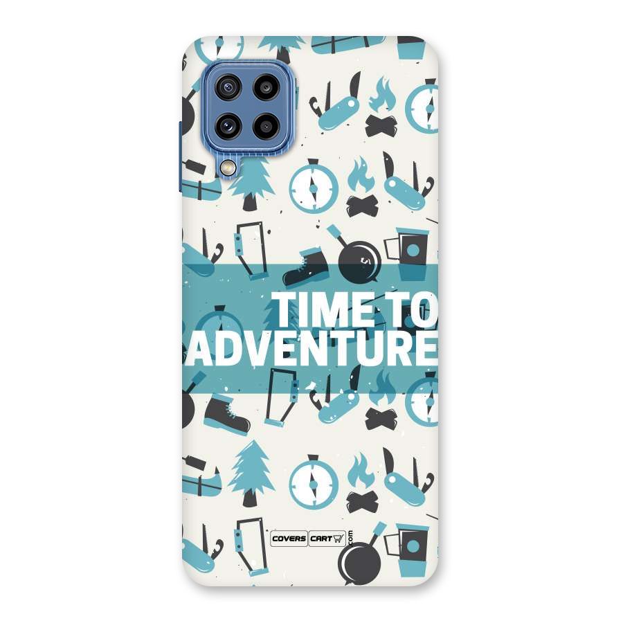 Time To Adventure Blazing Blue Back Case for Galaxy M32