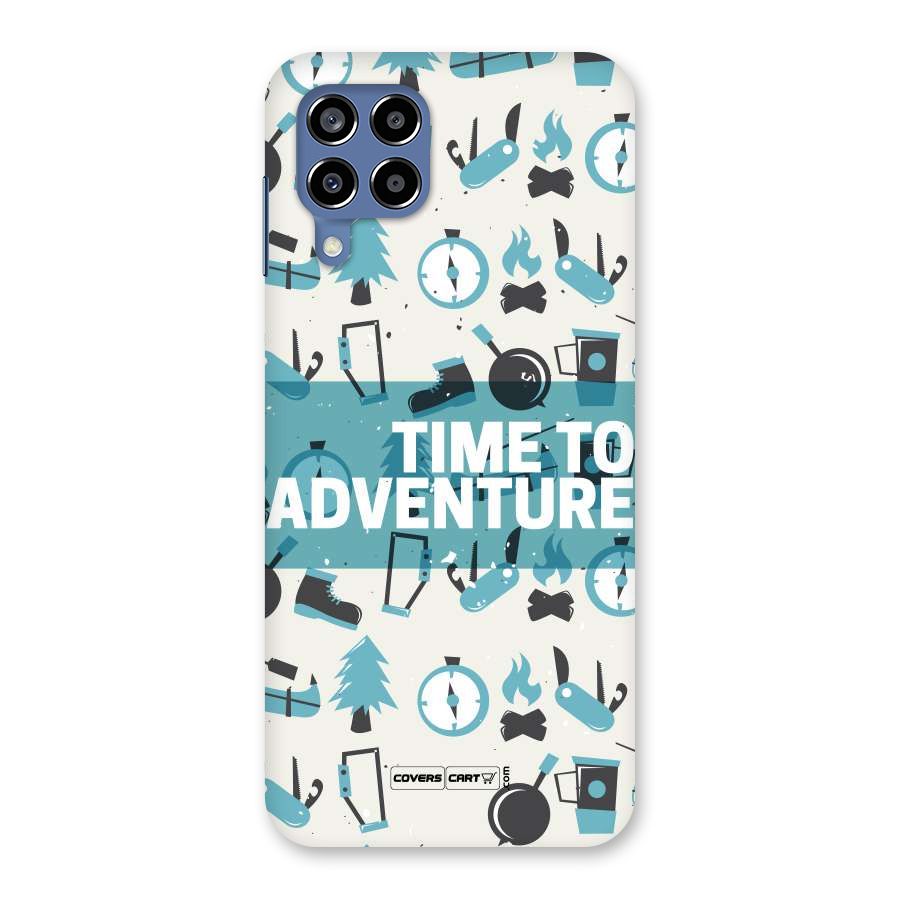Time To Adventure Blazing Blue Back Case for Galaxy M53 5G