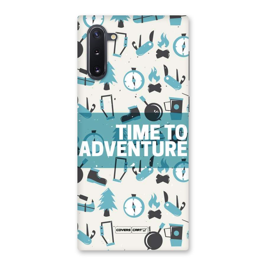 Time To Adventure Blazing Blue Back Case for Galaxy Note 10