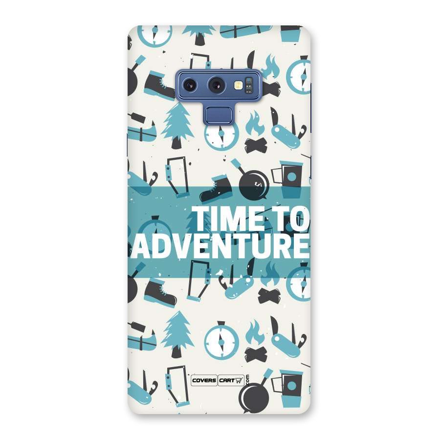 Time To Adventure Blazing Blue Back Case for Galaxy Note 9