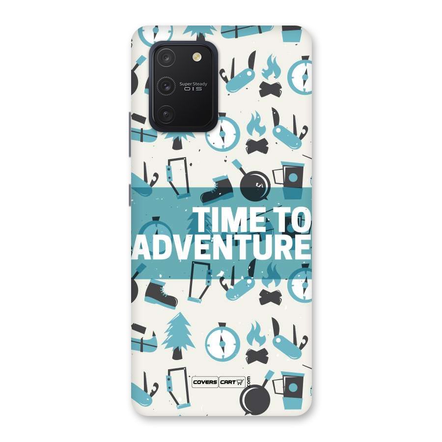 Time To Adventure Blazing Blue Back Case for Galaxy S10 Lite