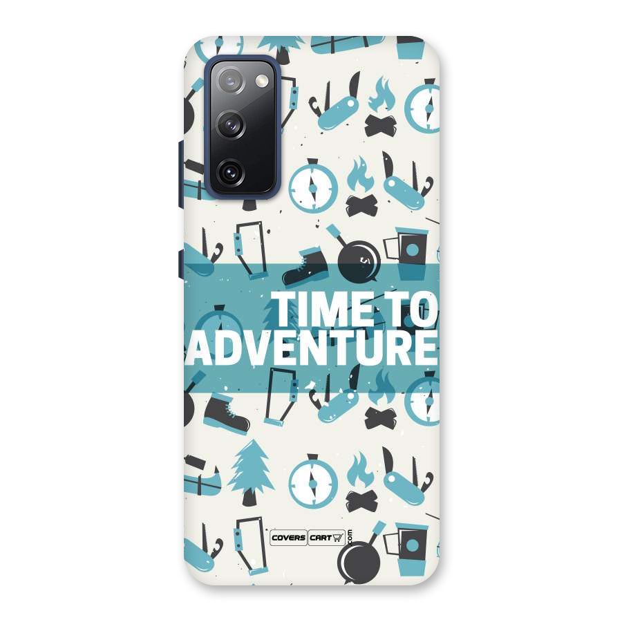 Time To Adventure Blazing Blue Back Case for Galaxy S20 FE