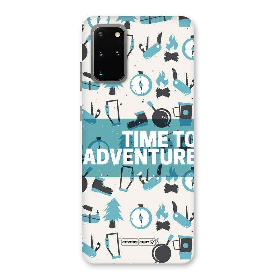 Time To Adventure Blazing Blue Back Case for Galaxy S20 Plus