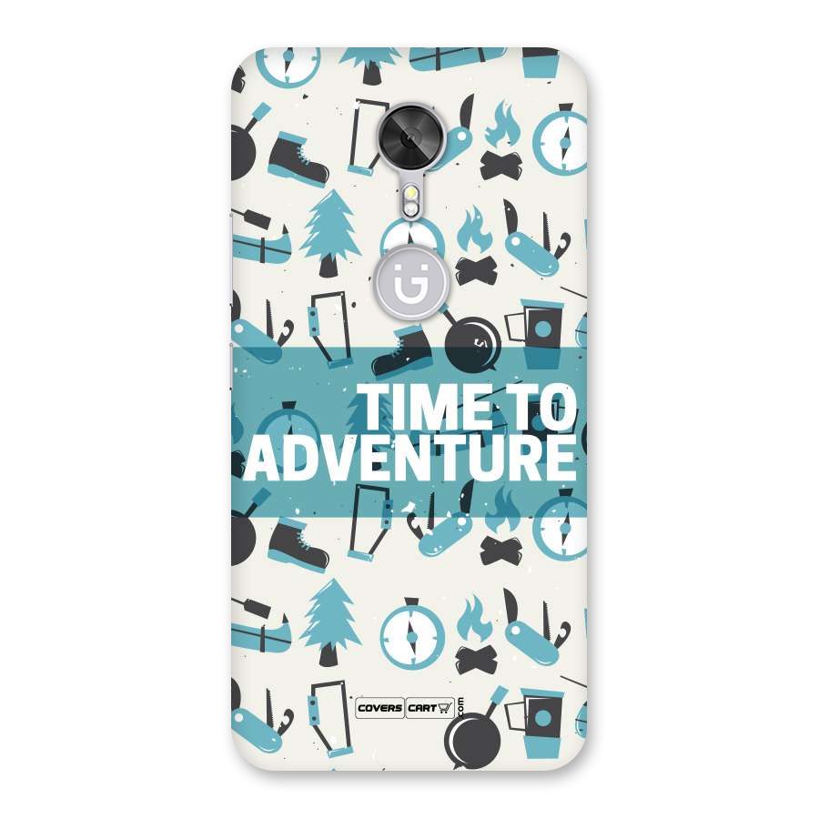 Time To Adventure Blazing Blue Back Case for Gionee A1