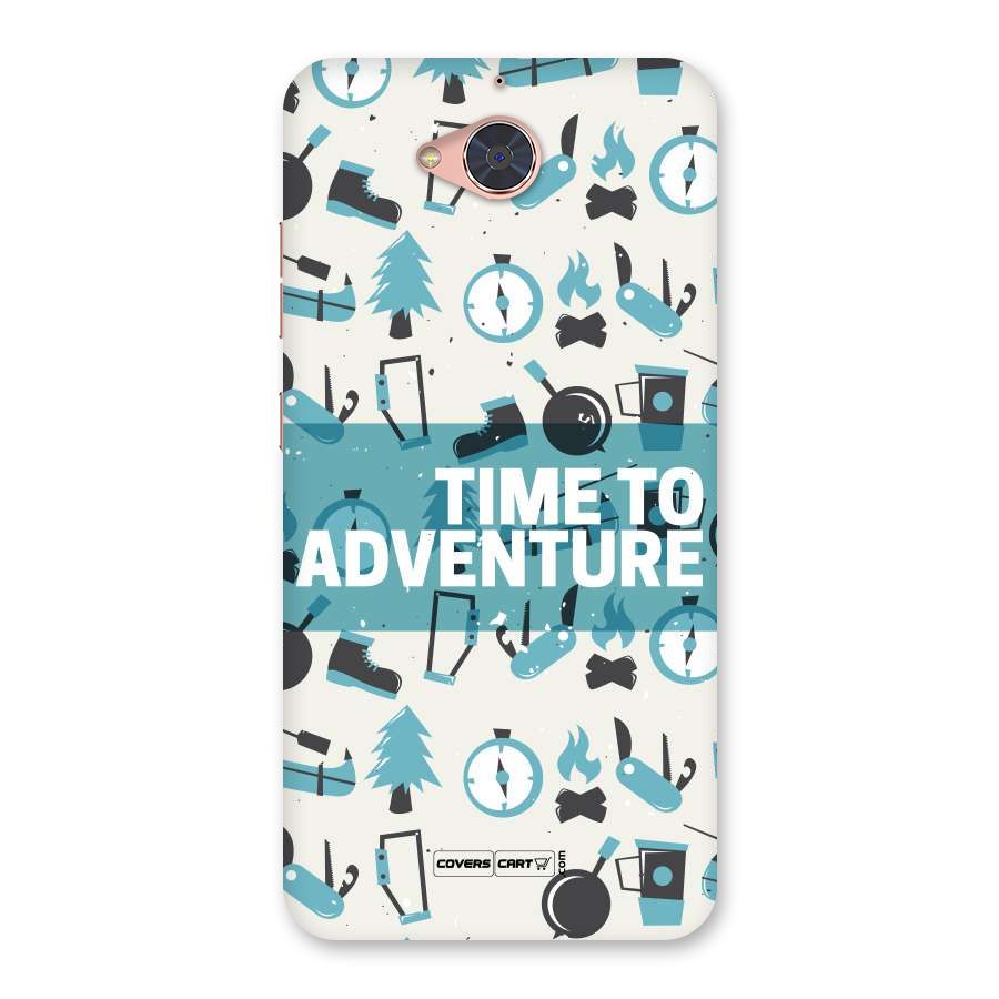Time To Adventure Blazing Blue Back Case for Gionee S6 Pro
