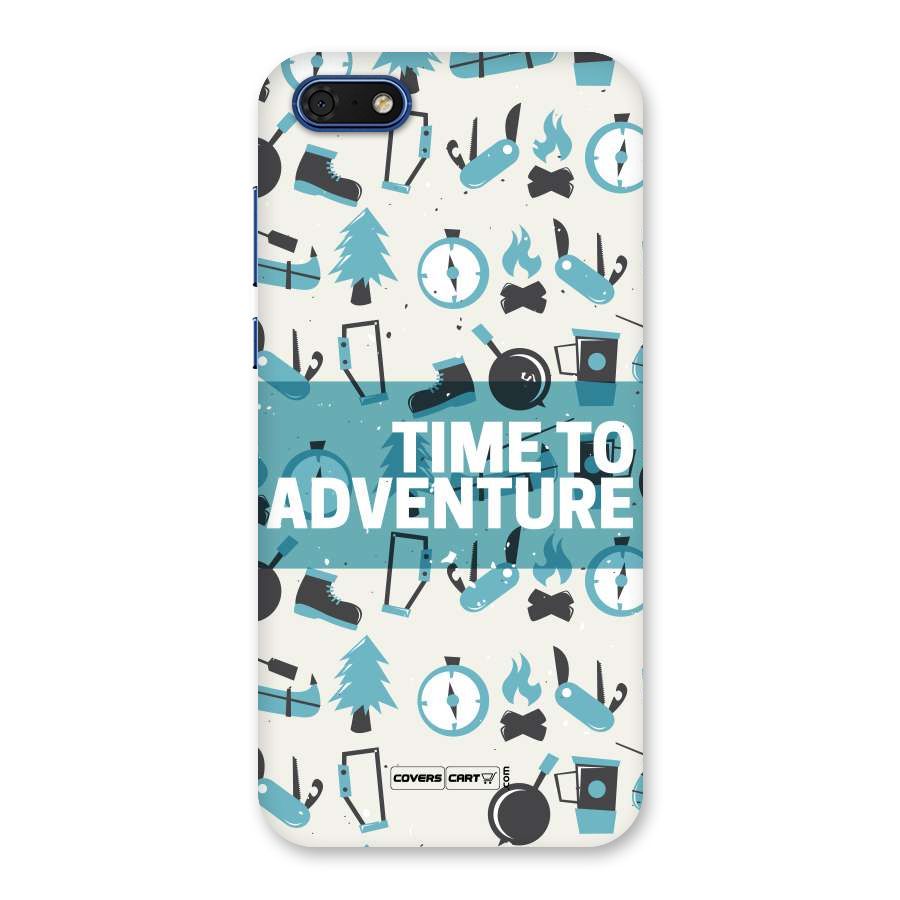 Time To Adventure Blazing Blue Back Case for Honor 7s