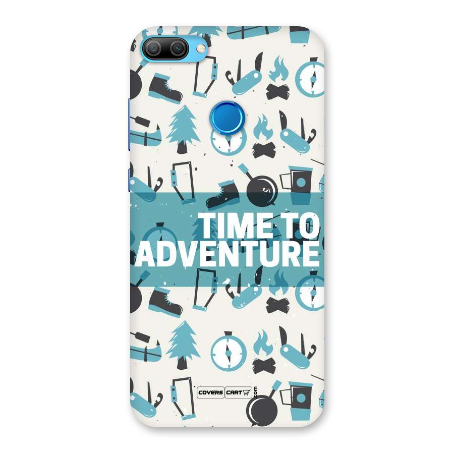 Time To Adventure Blazing Blue Back Case for Honor 9N