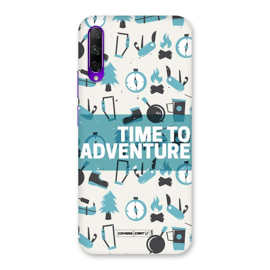 Time To Adventure Blazing Blue Back Case for Honor 9X Pro