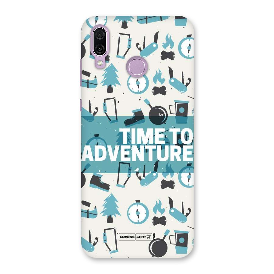 Time To Adventure Blazing Blue Back Case for Honor Play