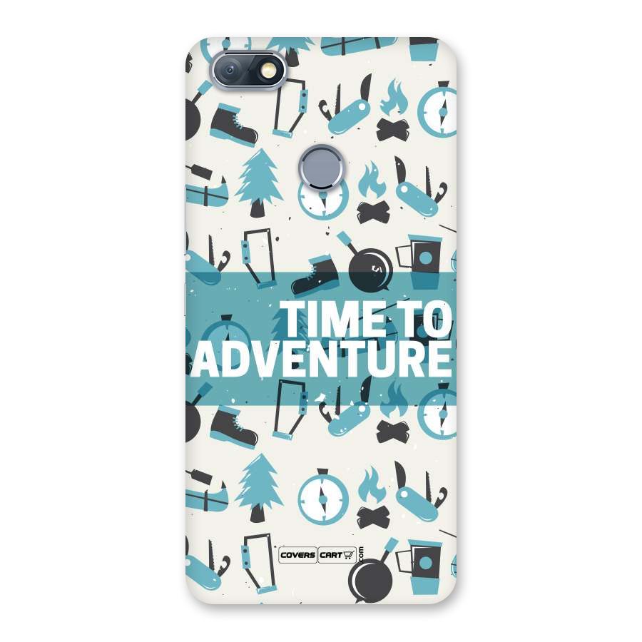 Time To Adventure Blazing Blue Back Case for Infinix Note 5
