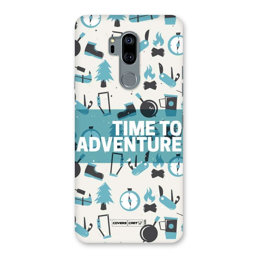 Time To Adventure Blazing Blue Back Case for LG G7