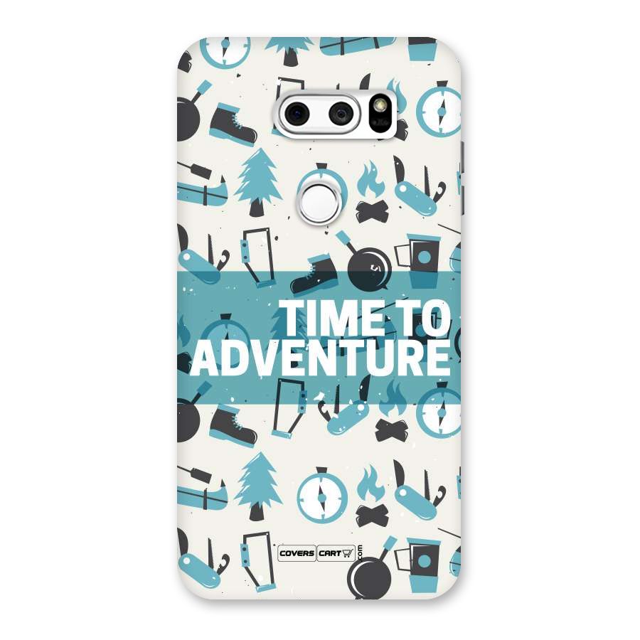 Time To Adventure Blazing Blue Back Case for LG V30
