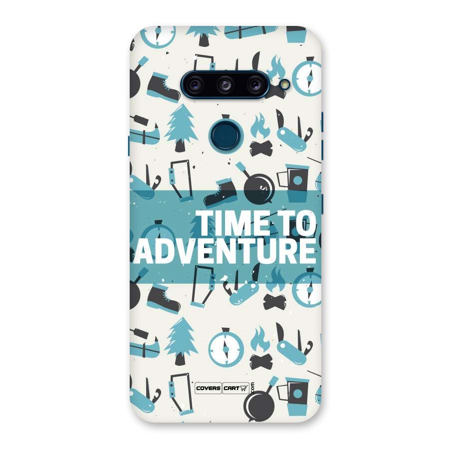 Time To Adventure Blazing Blue Back Case for LG  V40 ThinQ