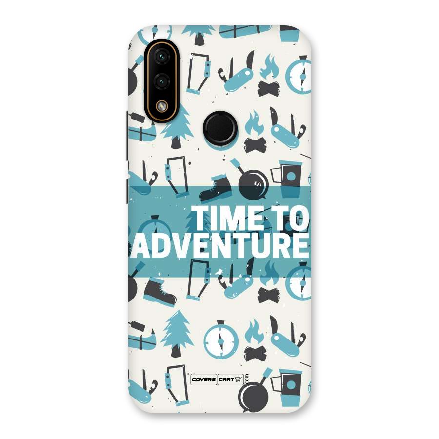 Time To Adventure Blazing Blue Back Case for Lenovo A6 Note