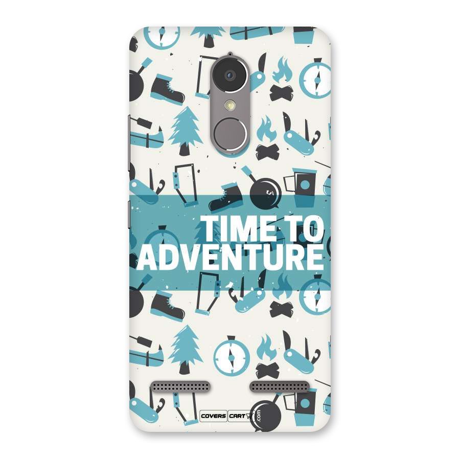 Time To Adventure Blazing Blue Back Case for Lenovo K6 Power