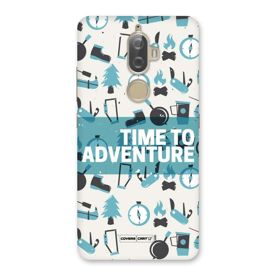 Time To Adventure Blazing Blue Back Case for Lenovo K8 Plus