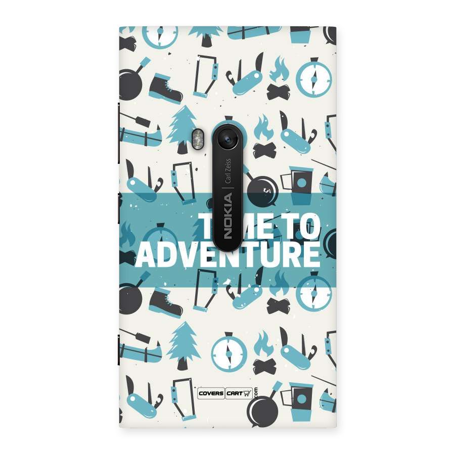 Time To Adventure Blazing Blue Back Case for Lumia 920