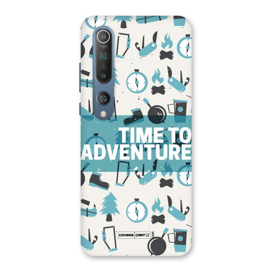 Time To Adventure Blazing Blue Back Case for Mi 10