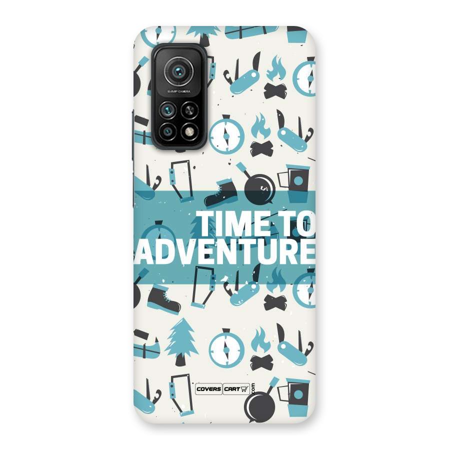 Time To Adventure Blazing Blue Back Case for Mi 10T 5G