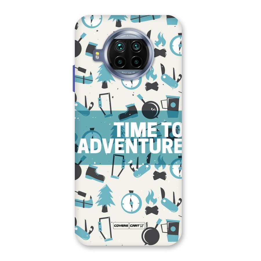 Time To Adventure Blazing Blue Back Case for Mi 10i