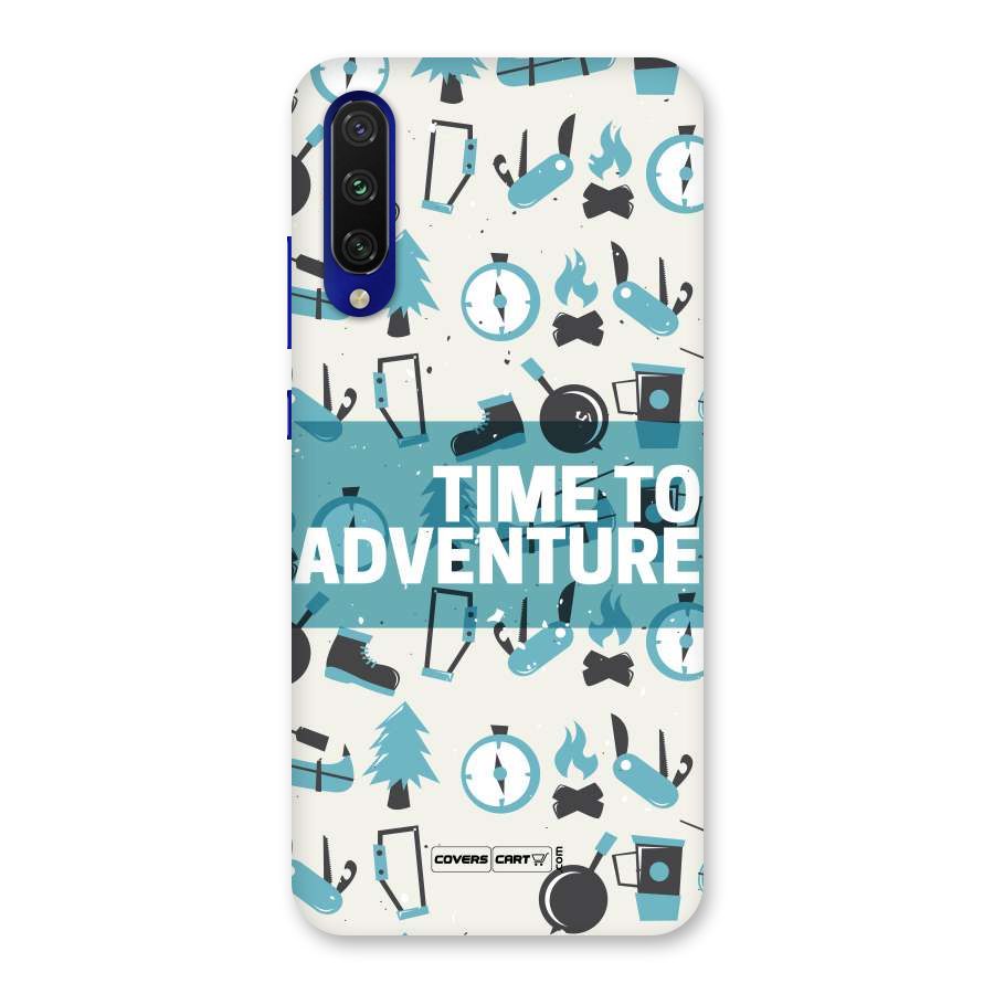 Time To Adventure Blazing Blue Back Case for Mi A3