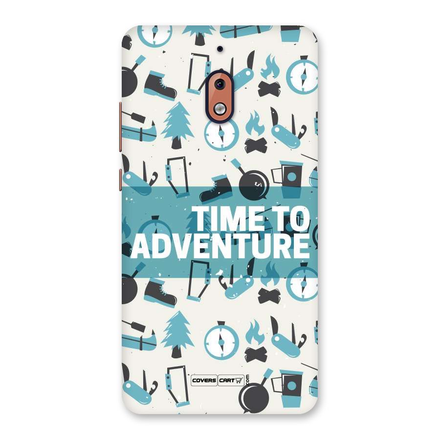 Time To Adventure Blazing Blue Back Case for Nokia 2.1