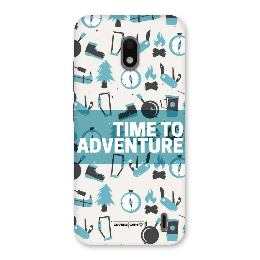Time To Adventure Blazing Blue Back Case for Nokia 2.2