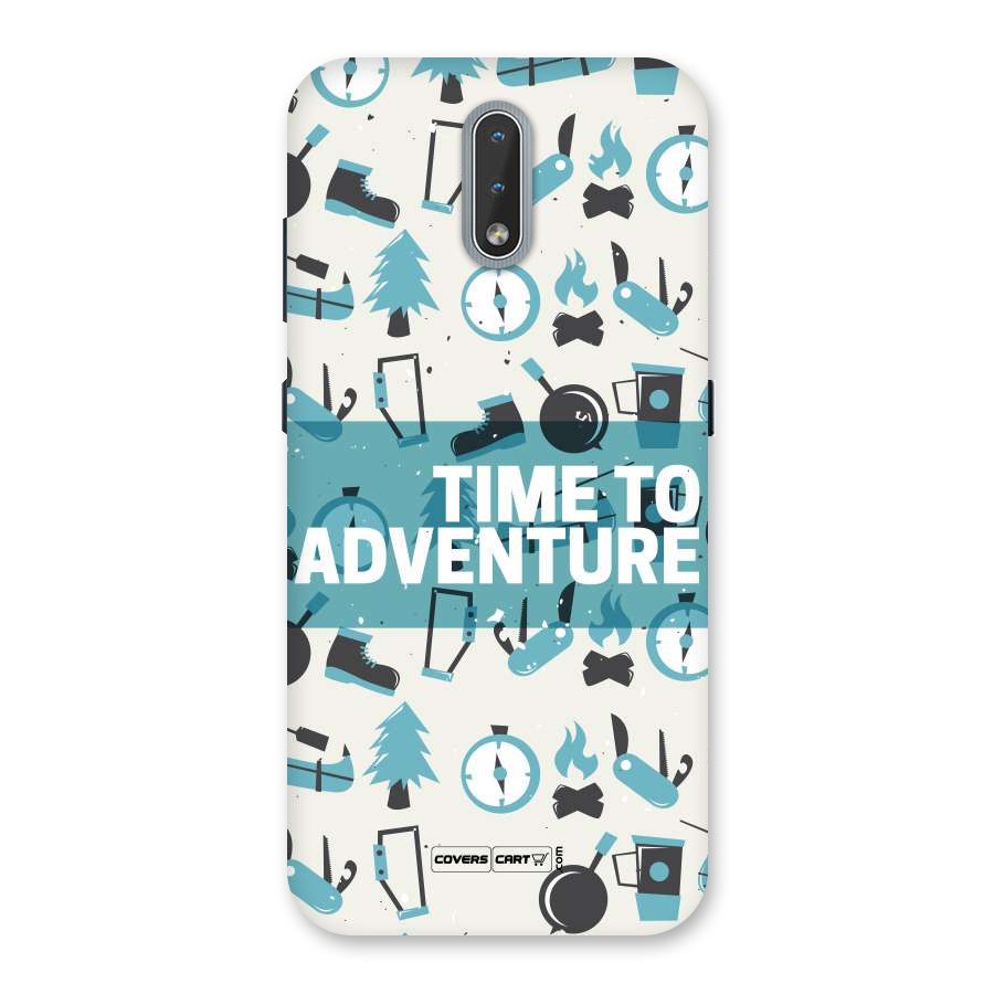 Time To Adventure Blazing Blue Back Case for Nokia 2.3