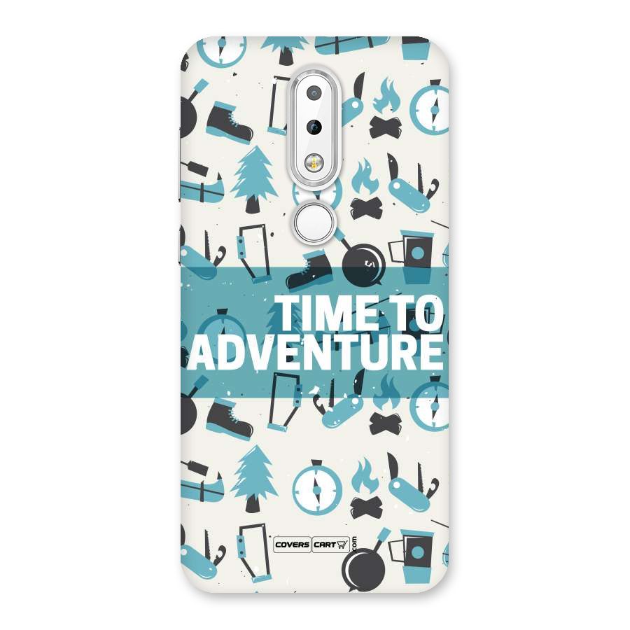 Time To Adventure Blazing Blue Back Case for Nokia 6.1 Plus