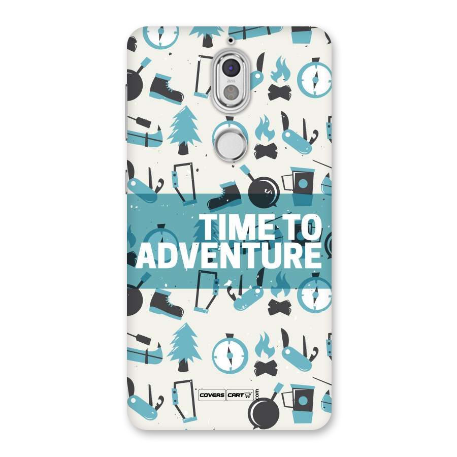 Time To Adventure Blazing Blue Back Case for Nokia 7