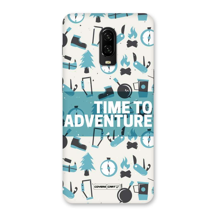 Time To Adventure Blazing Blue Back Case for OnePlus 6T