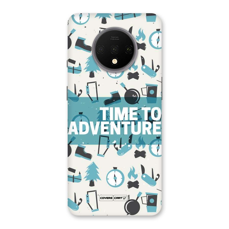 Time To Adventure Blazing Blue Back Case for OnePlus 7T