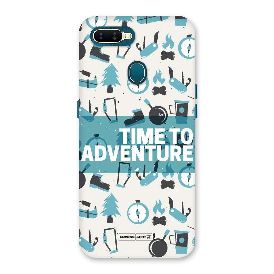 Time To Adventure Blazing Blue Back Case for Oppo A11k