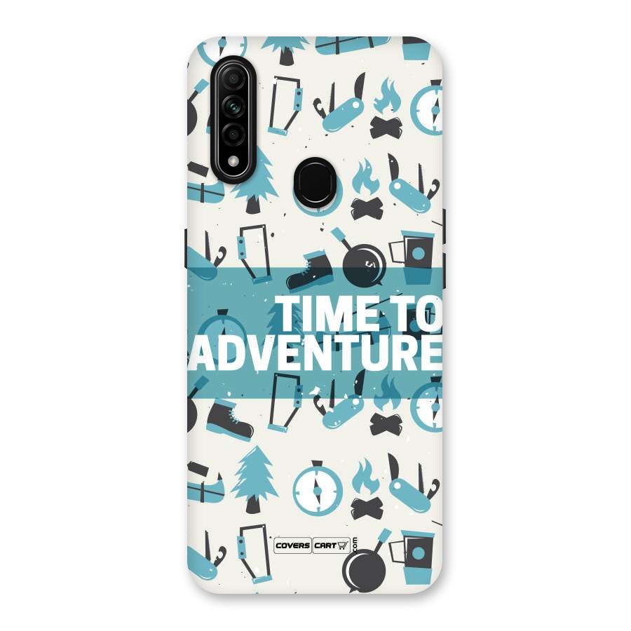 Time To Adventure Blazing Blue Back Case for Oppo A31