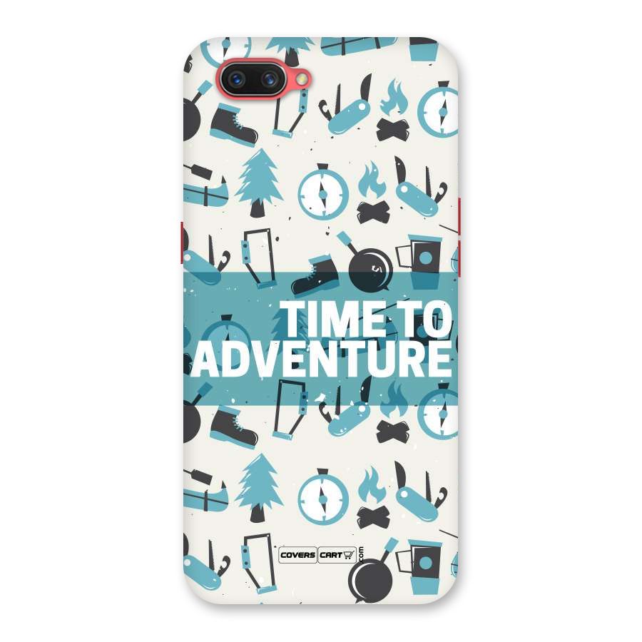 Time To Adventure Blazing Blue Back Case for Oppo A3s